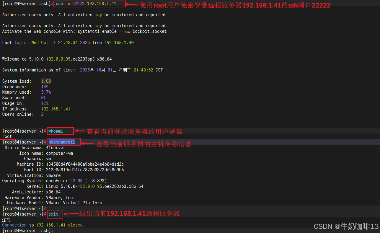 实现Linux的ssh免密登录实操保姆级教程