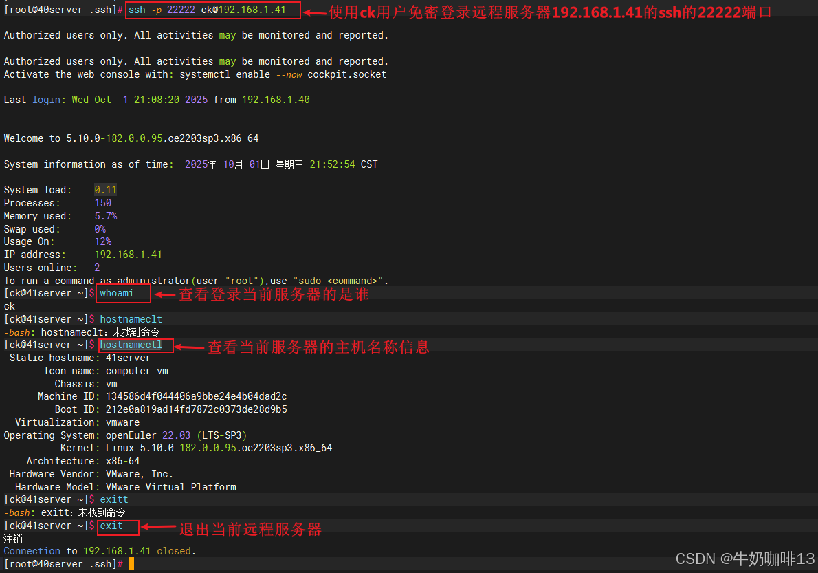 实现Linux的ssh免密登录实操保姆级教程