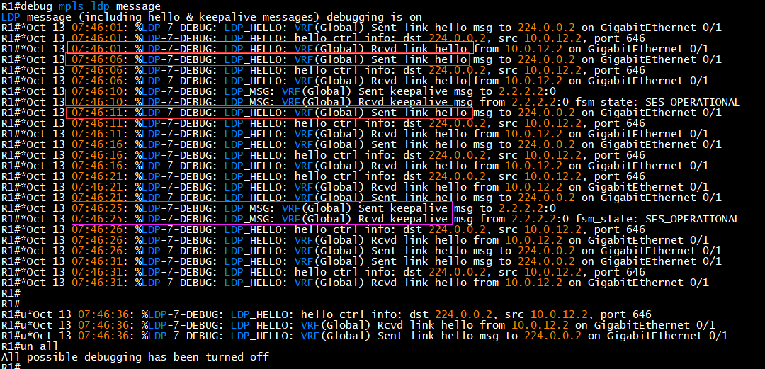 LDP 邻居震荡排查步骤