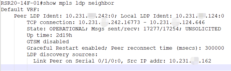案例1 RSR20-X MPLS VPN场景 vrf路由学不到