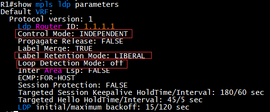 LDP 邻居无法建立排查步骤