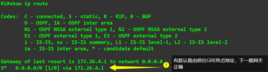 对端GRE地址ping不通